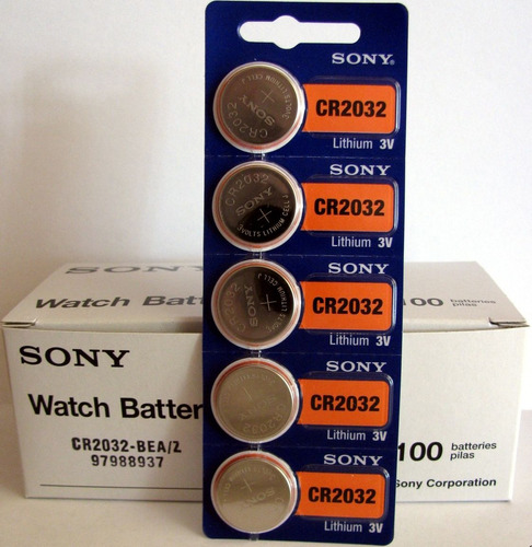 Pila Batería Cr Sony Blister De 5 Unid Vencimiento 