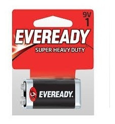 Pilas 9v Eveready Super Heavy Duty