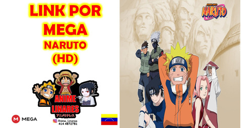 Serie Naruto Por Mega Digital, Anime Linares
