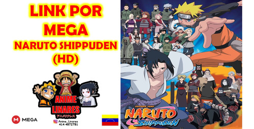 Serie Naruto Shippuden Por Mega Digital, Anime Linares