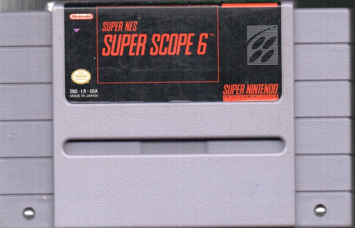 Super Scope 6 Super Nes Video Juego Original Usado Qq A8