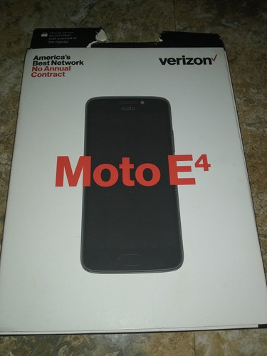 Telefono Motorola E4 Con Huella Dactilar