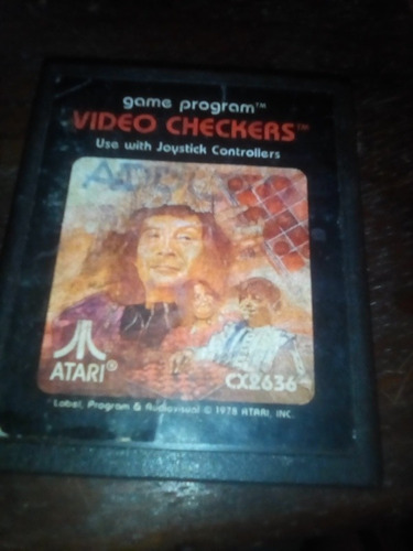Vídeo Juego Atari Original Vídeo Checkers Cx