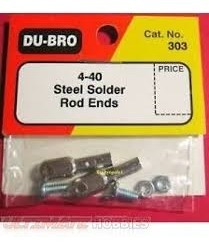 4-40 Steel Solder Rod Ends Ref 303 Dubro. 5 Vrdes