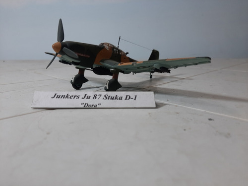Avion Bombardero En Picado Aleman Ju-87 Stuka