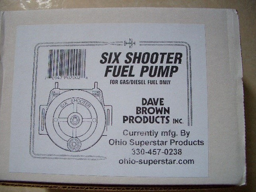 ¡¡¡ Bomba Combustible Gasolina Dave Brown Six Shooter !!!