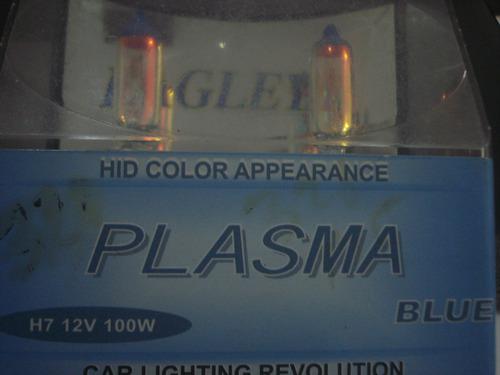 Bombillos H7 Plasma Blue Originales. 12v 100w. Hid Color