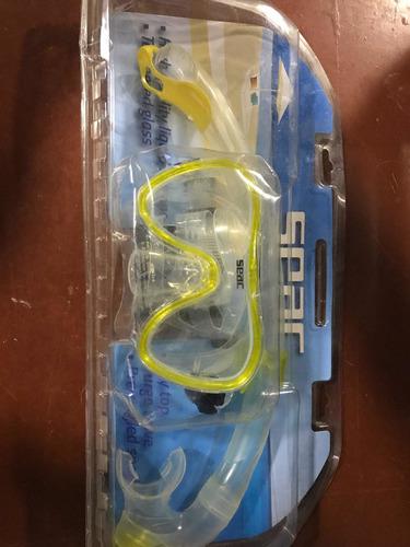 Careta Snorkel Buceo Marca Seac Original