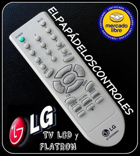 Control Remoto Tv Lg Lcd Led Plasma Pantalla Plana / Nuevo.!