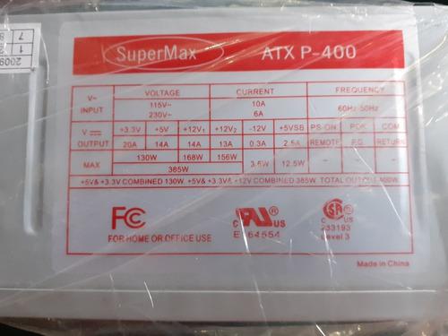 Fuente De Poder Para Pc Atx-400