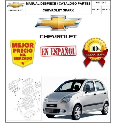 Manual Despiece Y Numeros De Partes Chevrolet Spark Español