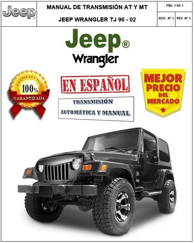 Manual Taller Caja Jeep Wrangler Tj  Español Full