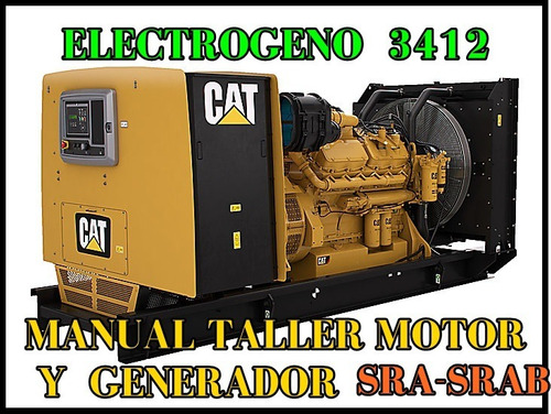 Manual Taller Motor Caterpillar + G Man., Gnerador