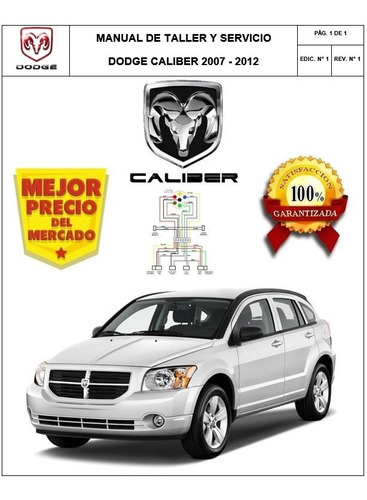Manual Taller Servicio Profesional Para Dodge Caliber 