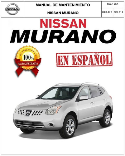 Manual Taller Y Servicio Motor Nissan Murano En Español