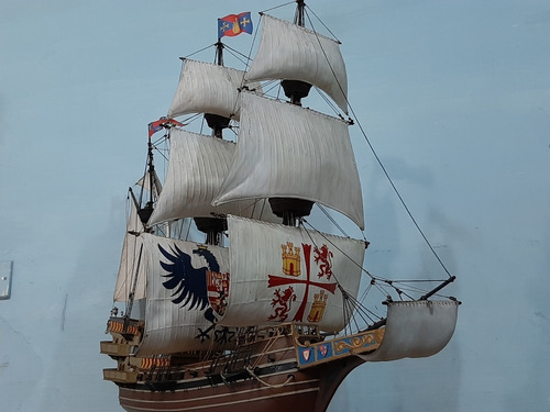 Maqueta De Galeon Español, Esc. 1:80