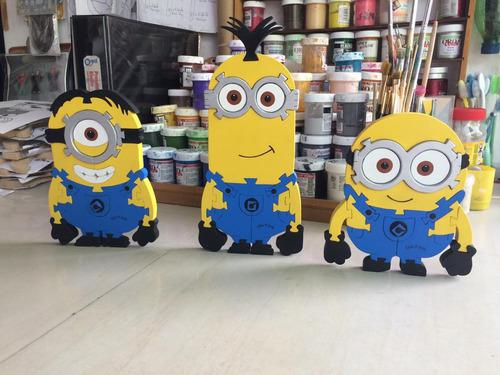 Muñeco En Mdf, Rompecabezas De Mi Villano Favorito Minions