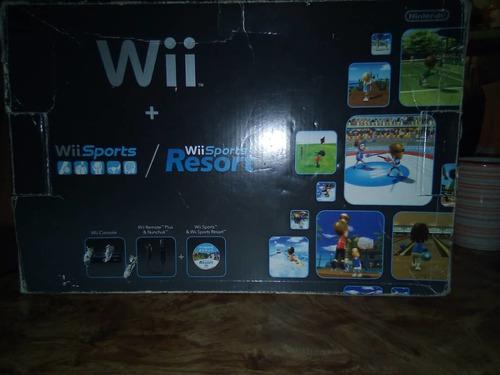 Nintendo Wii Negro Nuevo En Su Caja