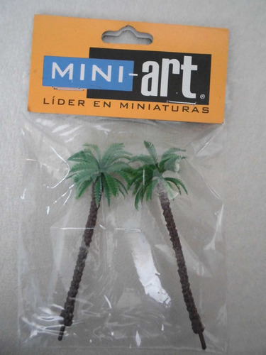 Palmeras Arbol Miniaturas Maqueta Modelismo 9cm Mini-art 2vd