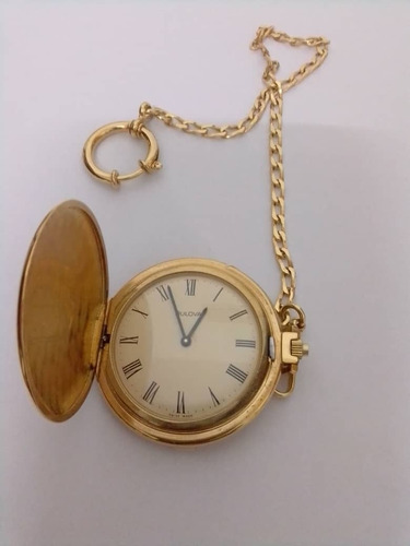 Reloj Antiguo De Bolsillo. Marca Bulova De Cuerda