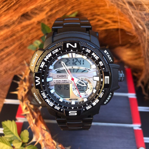 Reloj Casio G-shock Digital Y Analógico Acero Con Caja