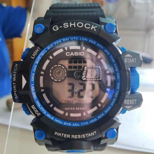Reloj G-shock Digital Negro Y Camuflajeado