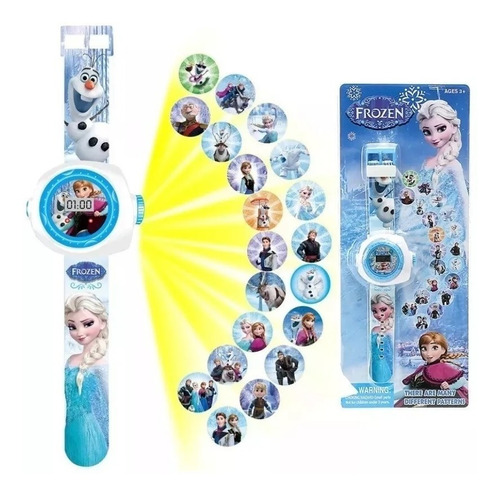 Reloj Proyector Frozen Barbie Pony Avenger Niños Y Niñas