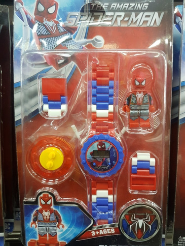 Relojes De Lego Spiderman Capitan America Ironman Batman Car