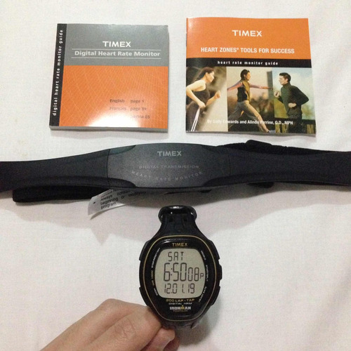 Remate Reloj Digital Timex Ironman Triathlon. Medidor Pulso