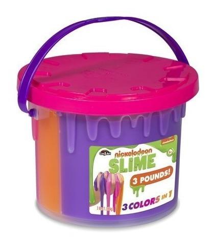 Slime Nickelodeon Ya Hecho 1.36kg Tri Color 30green