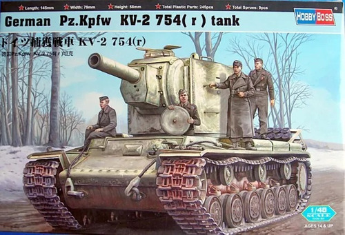 Tanque Para Armar - German Pz.kpfw Kv-2. Modelismo