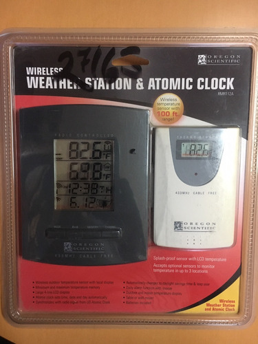Termostato Y Reloj Atómico Oregon Scientific