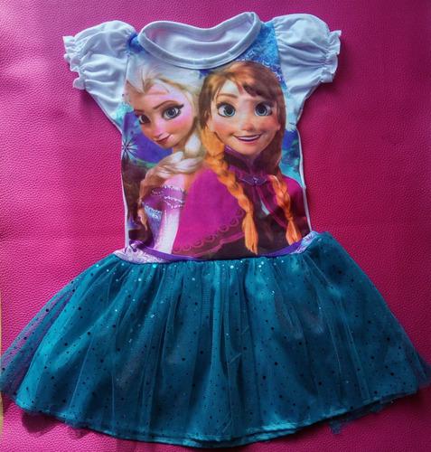 Unicornio,lol,soy Luna,frozen, Peppa, Vestidos Para Niñas!