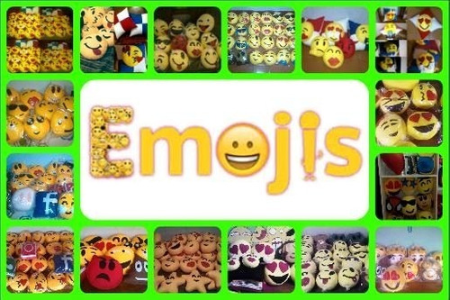 3 Cojines Emojis De Whatsapp!! Y Mucho Mas!! (20cm)