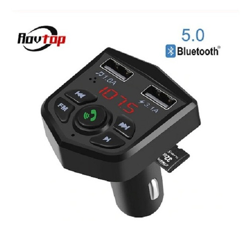 Adaptador Con Bluetooth Vehículo Mp3 Usb