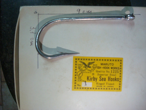 Anzuelos De Pezca Maruto - Kirby Sea Hooks Nro. 1