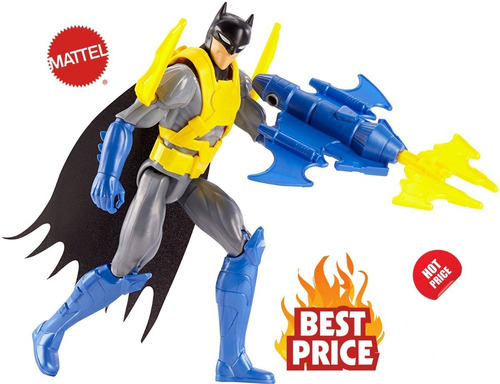 Batman Muñeco Con Aramadura Y Lanzamisiless 30 Cm Mattel
