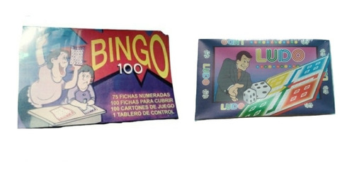 Bingo De 100 Cartones + Ludo, En Remate