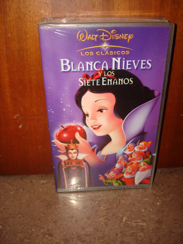 Blanca Nieves Pelicula Disney Original Vhs Nueva Sellada