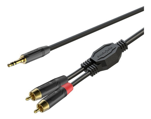 Cable Profesional De 3.5 Stereo A Dual Rca Macho Roxtone