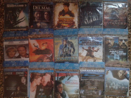 Combo De 5 Peliculas Bluray (ver El Listado)