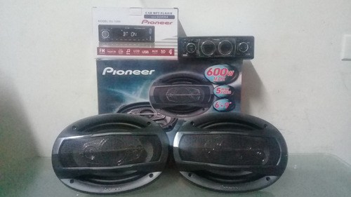 Combo Reproductor Pioneer Y Cornetas Pioneer 6xw 5 Vias