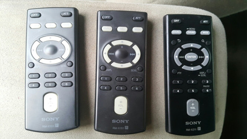 Control Remoto Reproductor Sony Xplod Rm-x151 Y Rm-x211