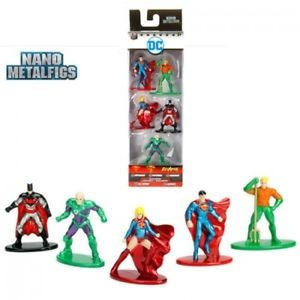 Dc Comics Figuras Flash Aquaman Batman Superman Pack 5