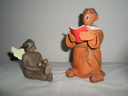 Escultura Muñeca Figuras Gres Adorno Decoración Artesania