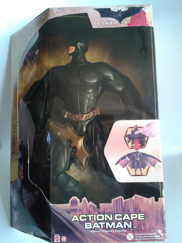 Figura Batman Dc Mattel 35 Cms Hiper Articulado Vea
