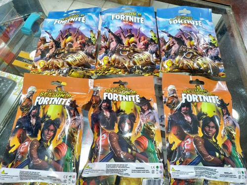 Figuras Fortnite,3 Cartas,1 Figura