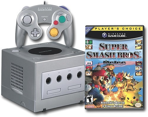 Gamecube Plateado Edicion Super Smash Bros Collecionable