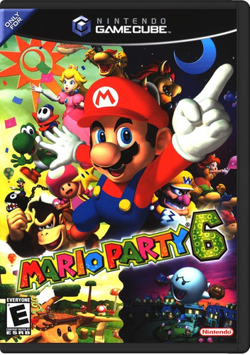 Juego Original Mario Party 6 + Micrófono Para Gamecube