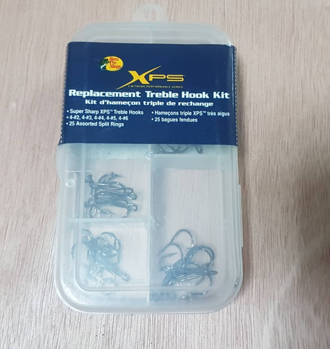 Kit De Anzuelos Reemplazo Bass Pro Shops Xps 25 Piezas